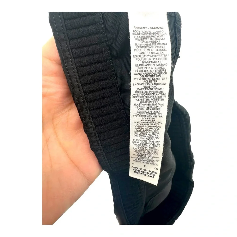 NIKE Women’s S Small Black Sports Bra Fitness Yoga Athleisure Dri Fit Workout